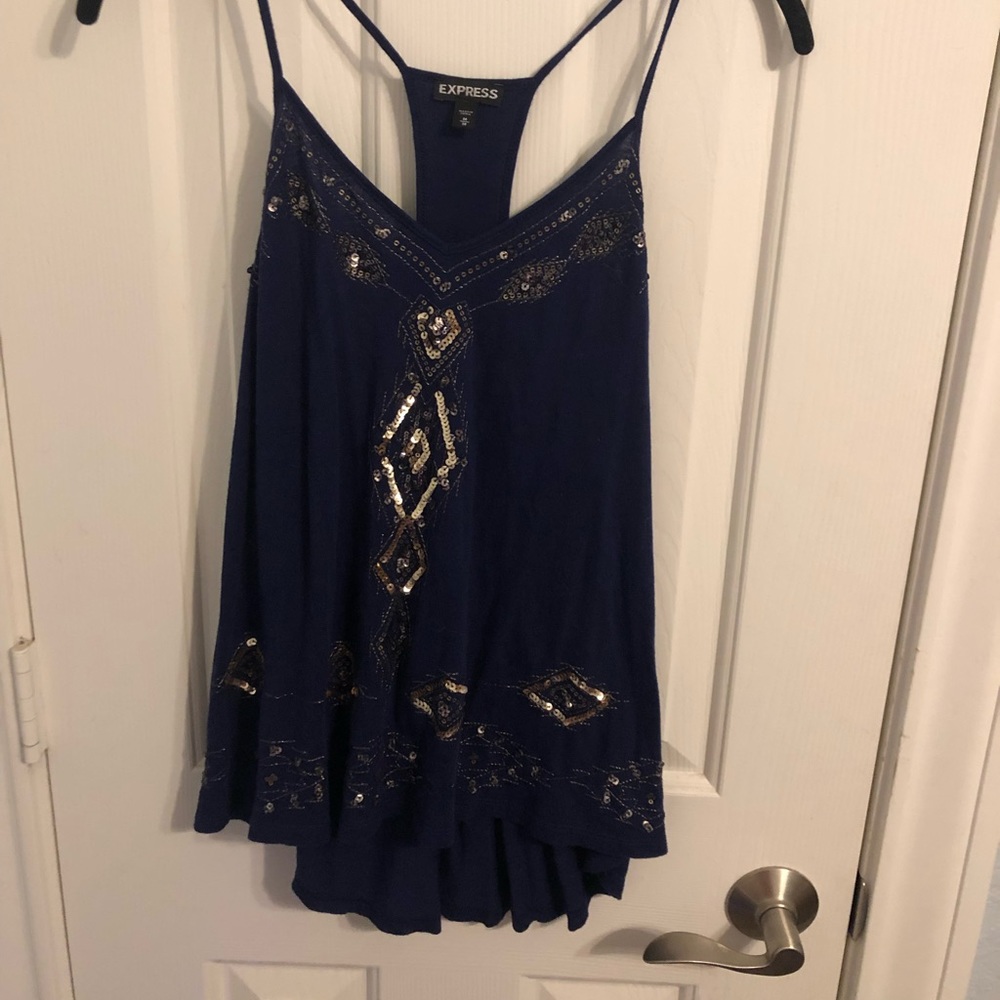 Bedazzled tank top
